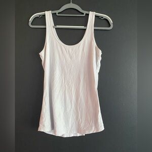 No Boundaries White Fitted Sleeveless Tank Top
